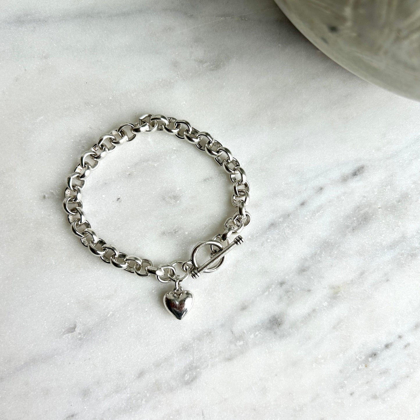 Asta Silver Heart Bracelet